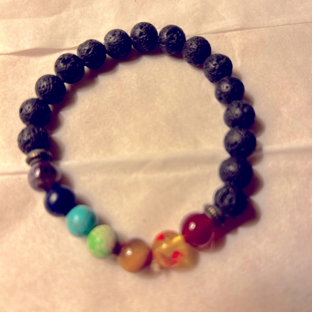 Natural gemstone bracelet